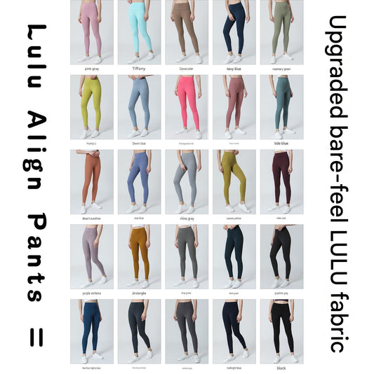 Nylon High-Waist Cropped Yoga Pants – Hip Lift