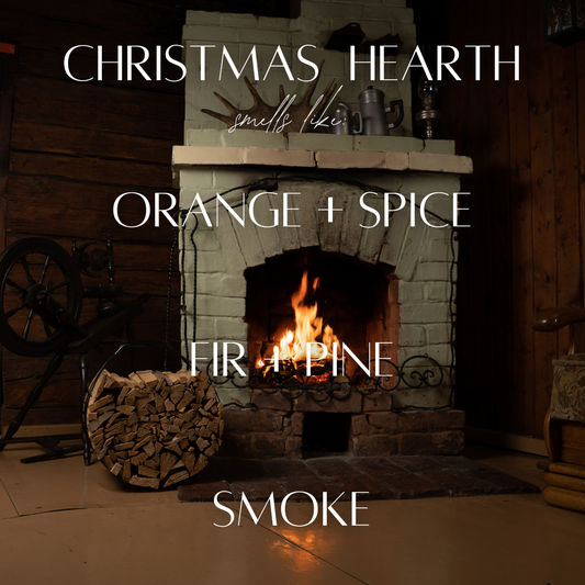 5 Wick White Wood Tree Bowl Candle - Christmas Hearth