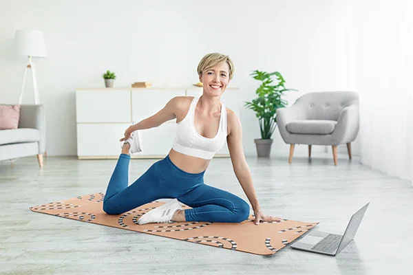 Yune Yoga Non-Slip Pilates Mat CE58