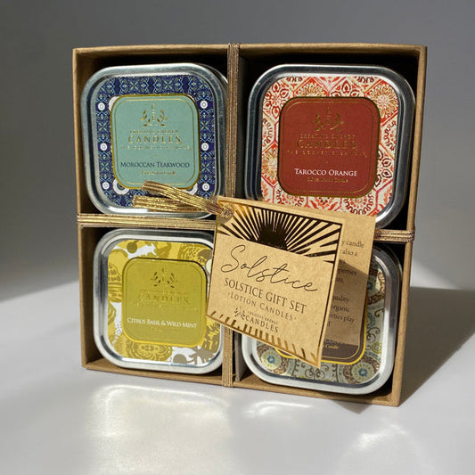 Solstice Gift Set | 2-in-1 Soy Lotion Candles