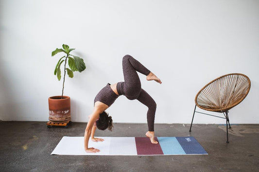 Yoga Mat | 6mm Lightweight | Striped| Non-Slip | Eco Friendly | Yune Yoga | Tofino