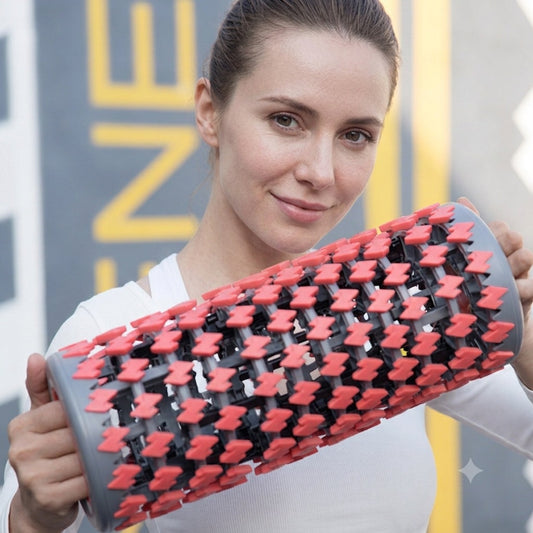 Adjustable Yoga Foam Roller | Telescopic Muscle Massage Roller for Home Fitness