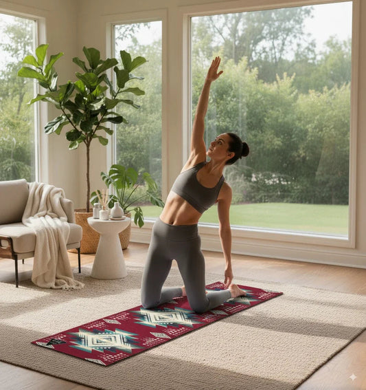 Buffalo Hills Lava Yoga Mat – 6mm Non-Slip, Eco-Friendly & Cushioned | Yune Yoga
