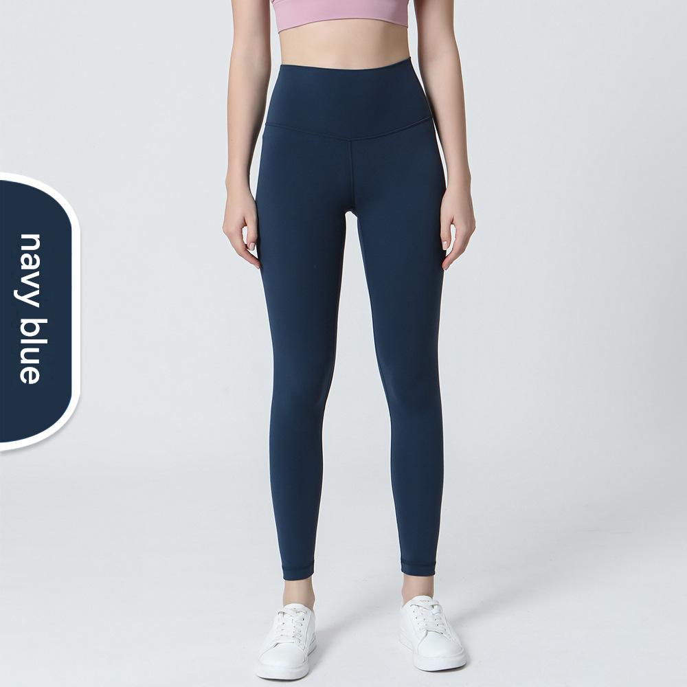 Nylon High-Waist Cropped Yoga Pants – Hip Lift