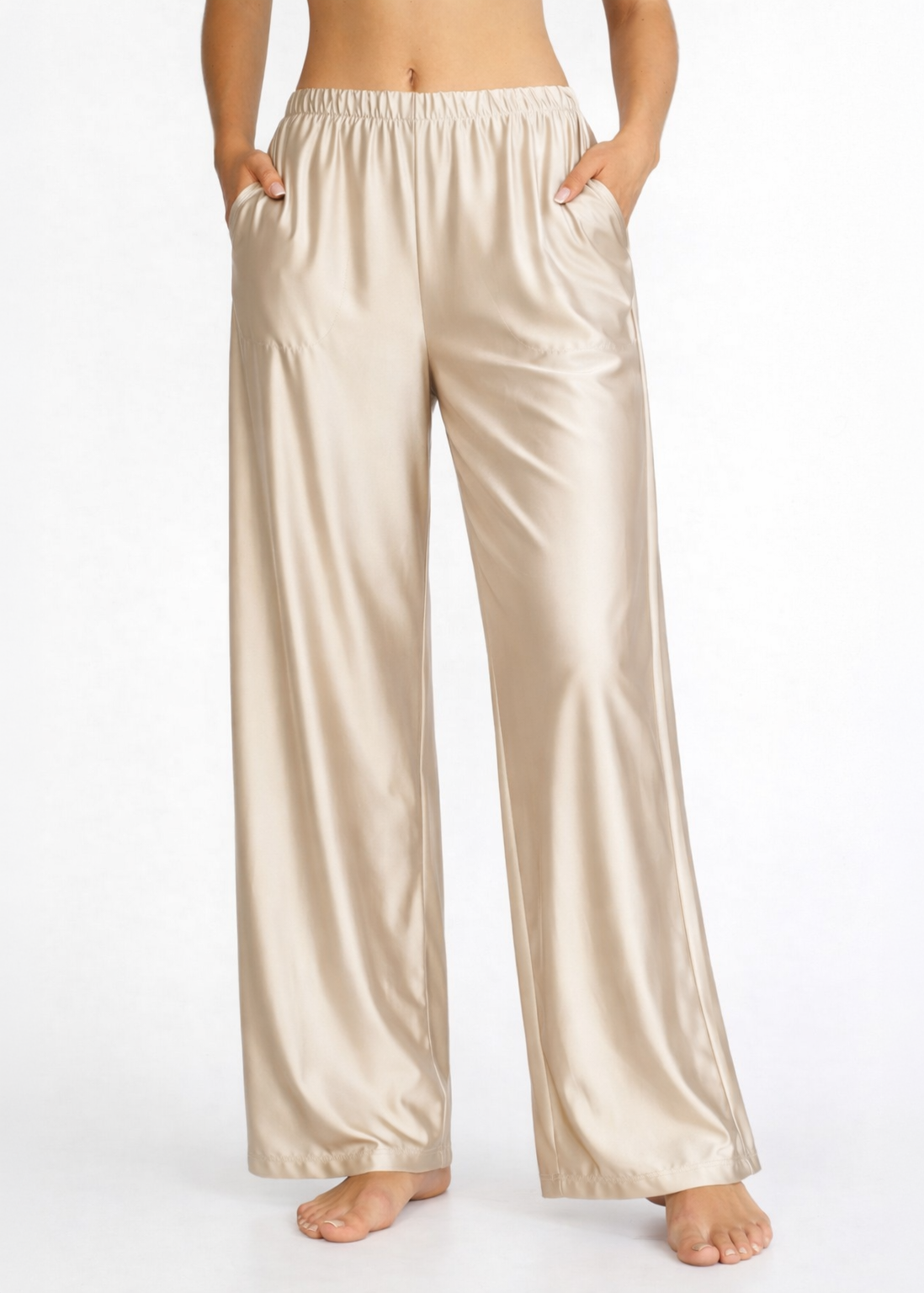 Matte Satin Lounge Pants Made in USA