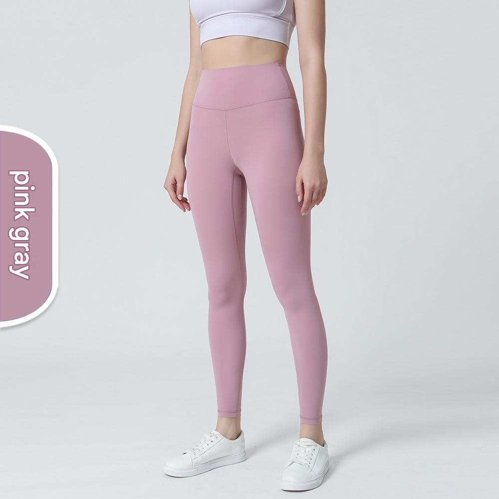 Nylon High-Waist Cropped Yoga Pants – Hip Lift