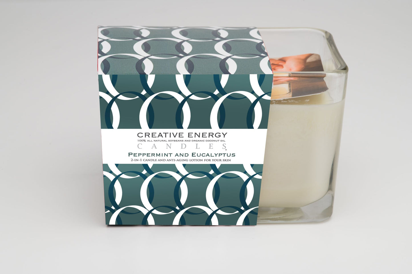 Peppermint & Eucalyptus Soy Lotion Candle