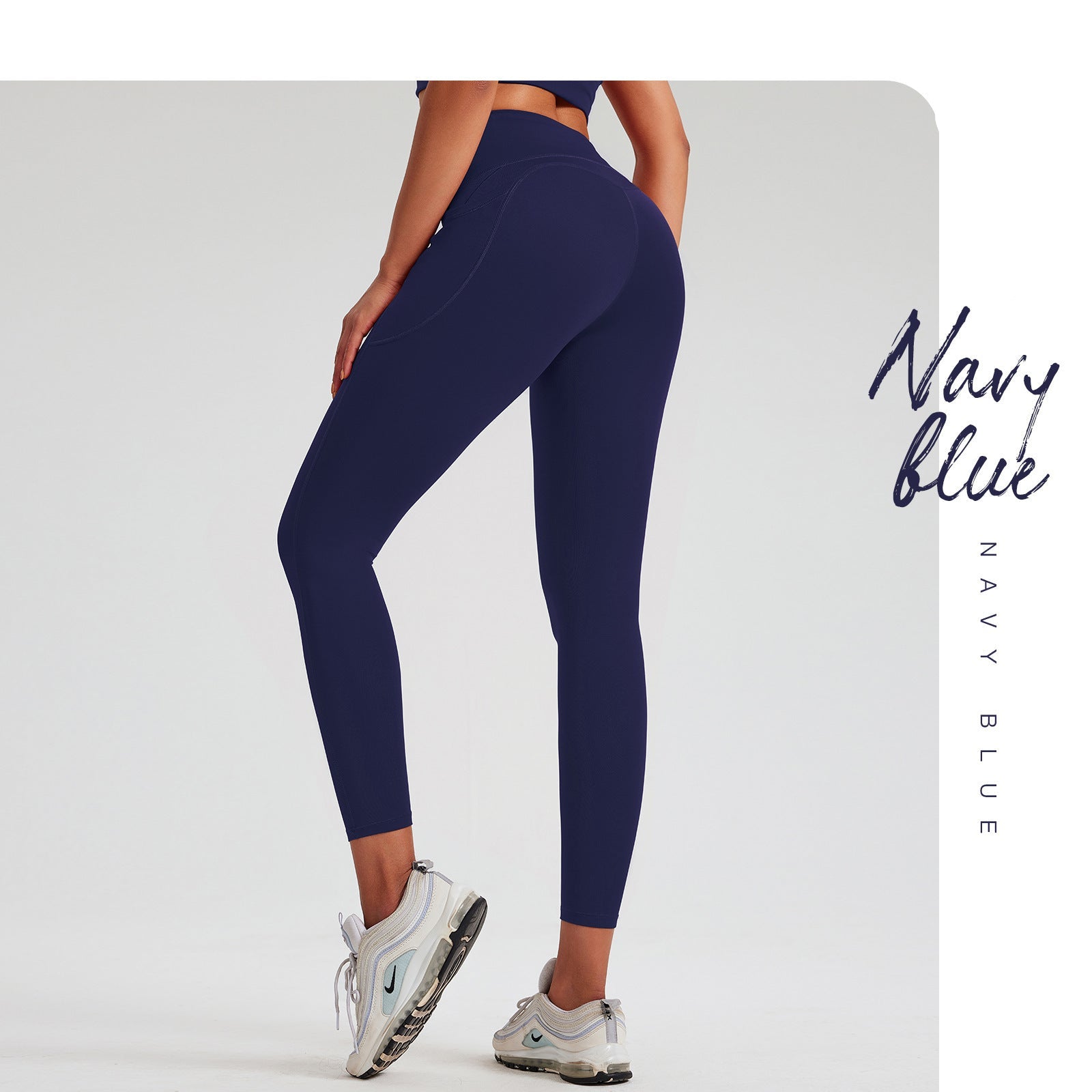 Yoga Pants,Yoga leggings Navy Blue