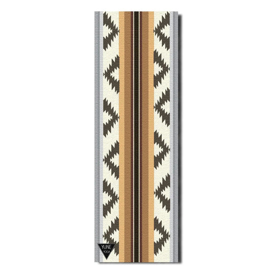 Bear Creek Sand Yoga Mat – 6 mm Extra Thick, Double-Sided Non-Slip, Eco-Friendly PER with Neutral Sand Tone Design | Yune Yoga