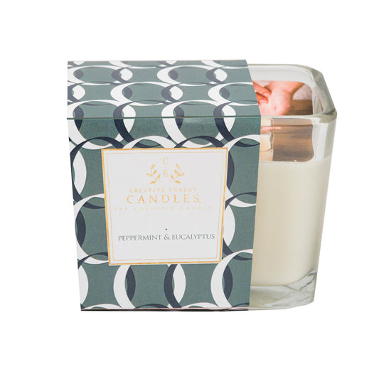 Peppermint & Eucalyptus Soy Lotion Candle