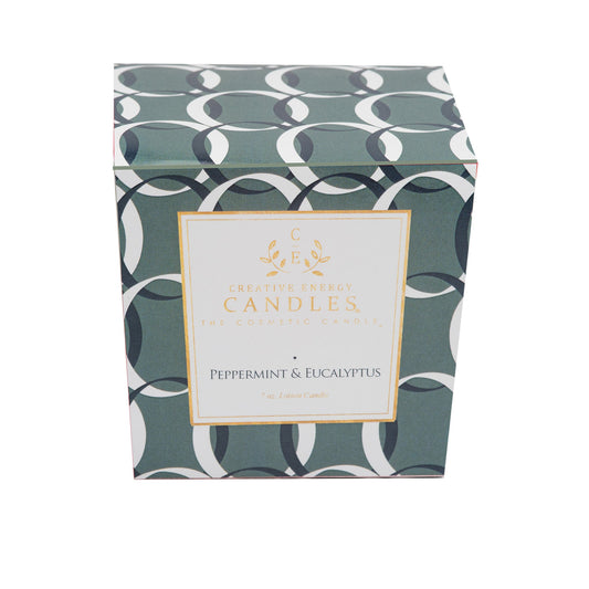 Peppermint & Eucalyptus Soy Lotion Candle