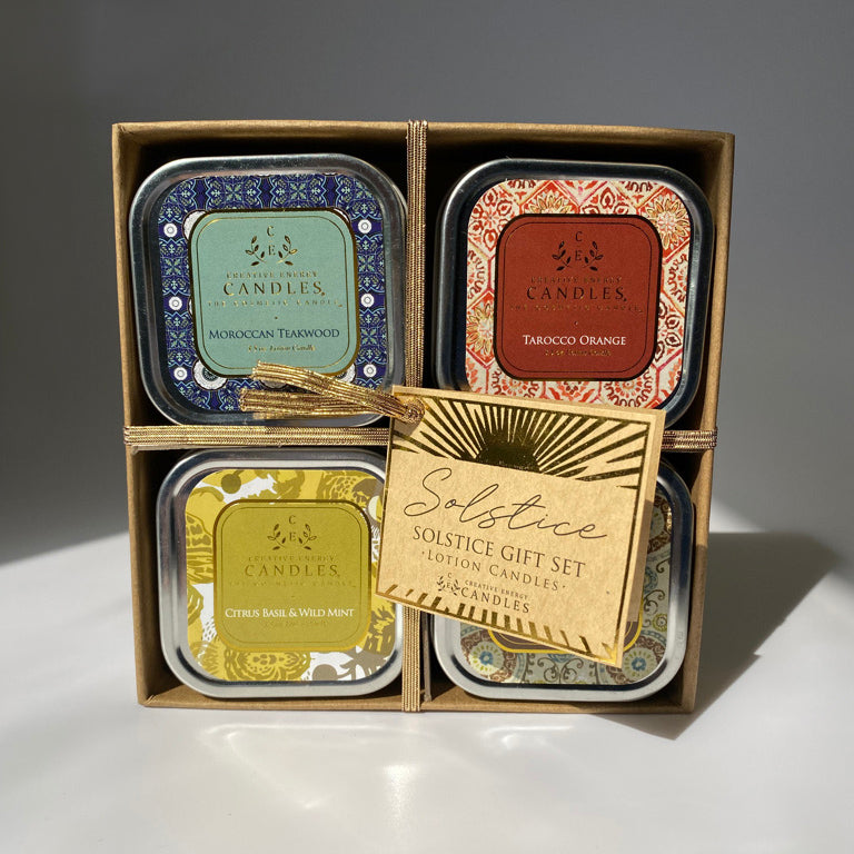 Solstice Gift Set | 2-in-1 Soy Lotion Candles
