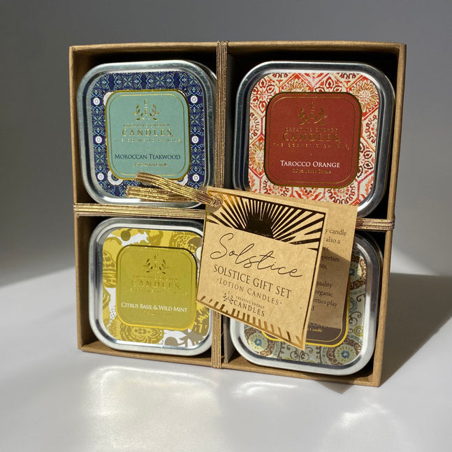 Solstice Gift Set | 2-in-1 Soy Lotion Candles