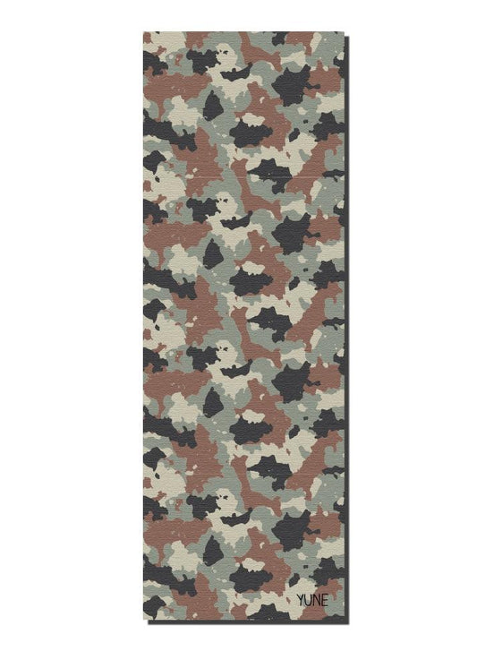 Yoga Mat | 6mm Thick | Camo | Non-Slip | Eco Friendly | Yune Yoga | Camo 3