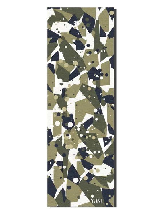 Yoga Mat | 6mm Thick | Green | Non-Slip | Eco Friendly | Yune Yoga | Granite