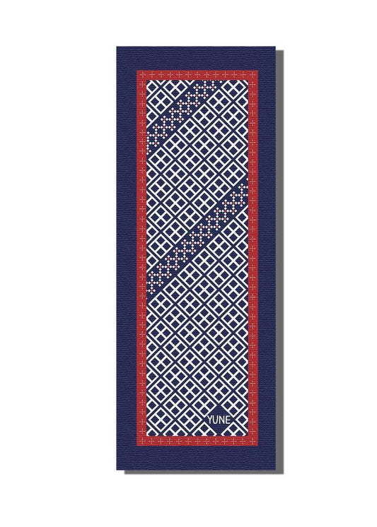 Yoga Mat | 6mm Thick | Blue | Non-Slip | Eco Friendly | Yune Yoga | Reiko