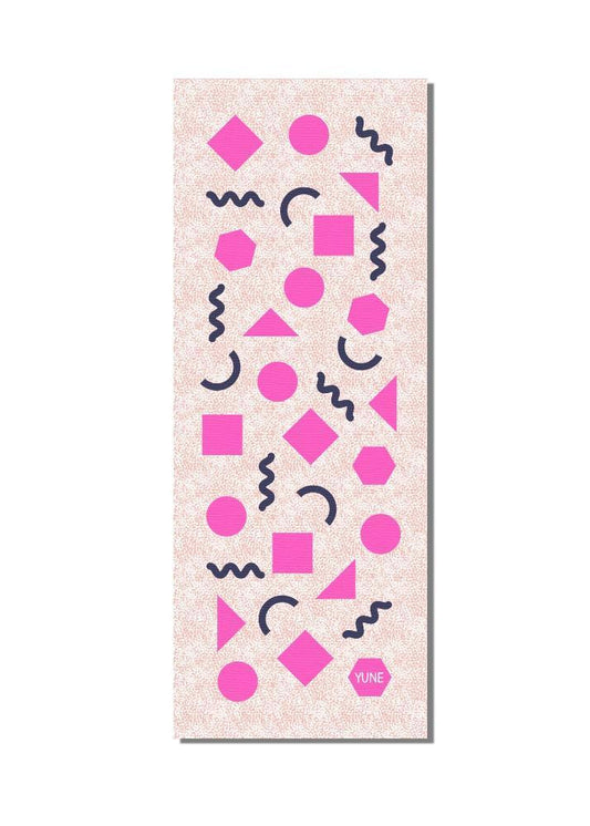 Yoga Mat | 6mm Thick | Pink | Non-Slip | Eco Friendly | Yune Yoga | Titania